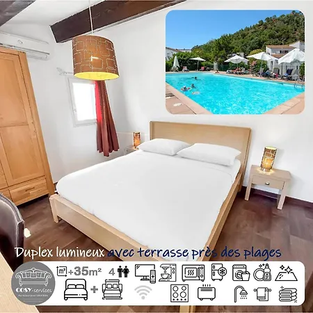 Duplex Lumineux Avec Terrasse Pres Des Plages